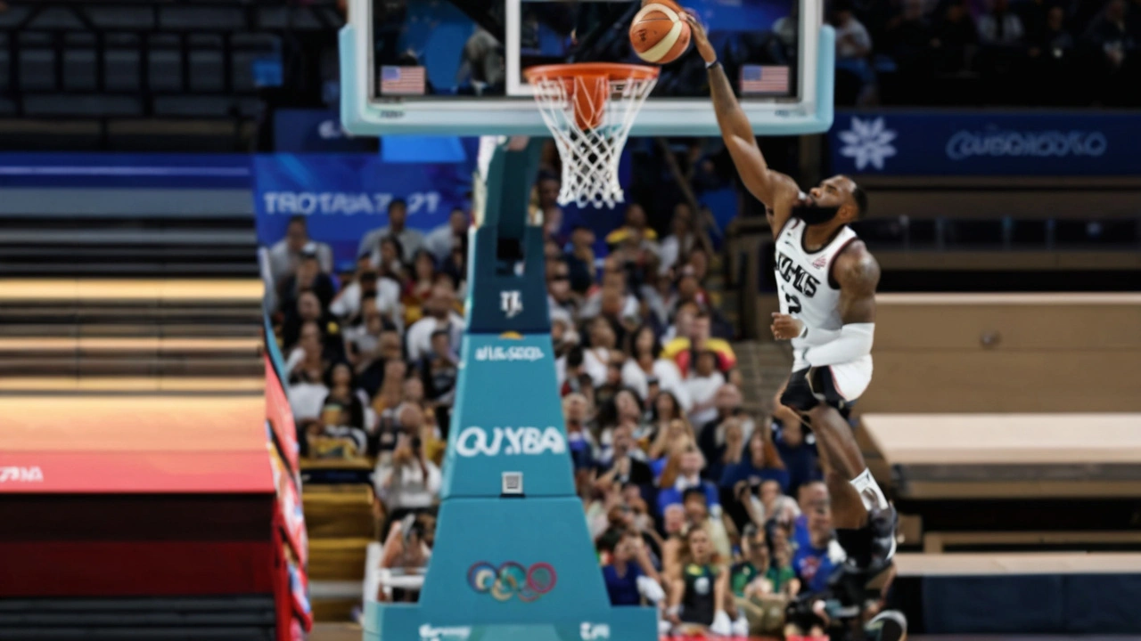 Watch: LeBron James Outshined by Guerschon Yabusele's Spectacular Dunk at 2024 Olympics